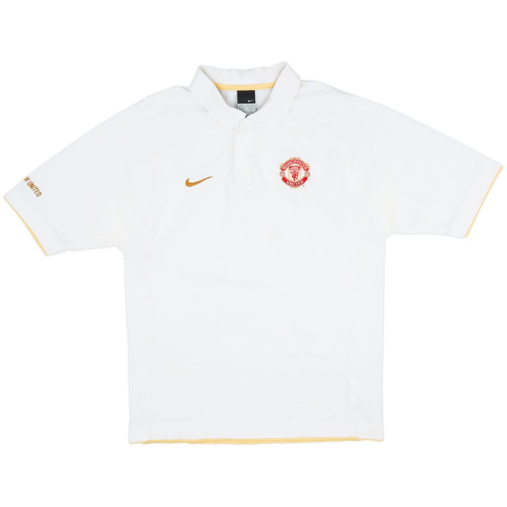 2006-07 Manchester United Nike Polo Shirt - 8/10 - (M)