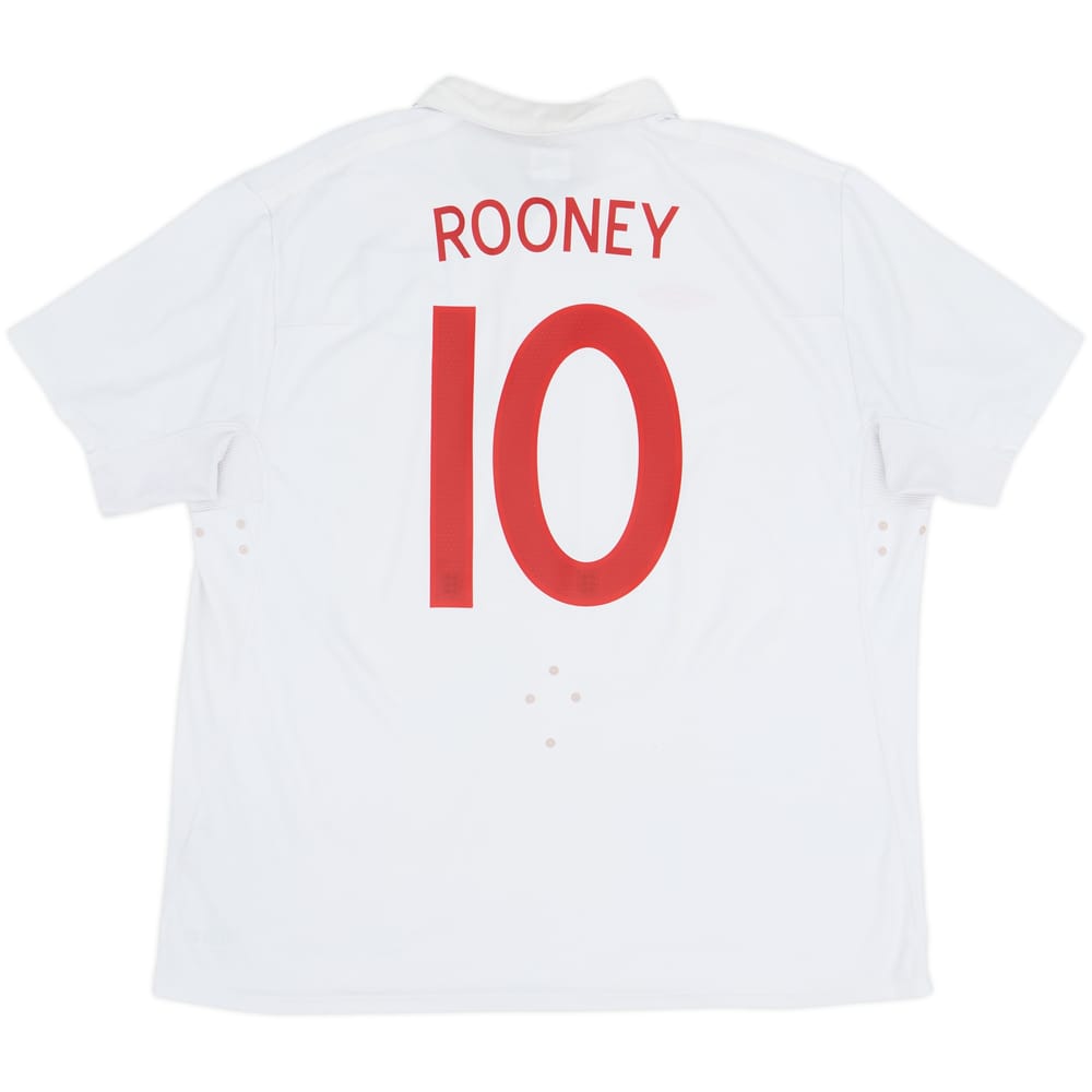 2009-10 England Home Shirt Rooney #10 - 5/10 - (XXL)