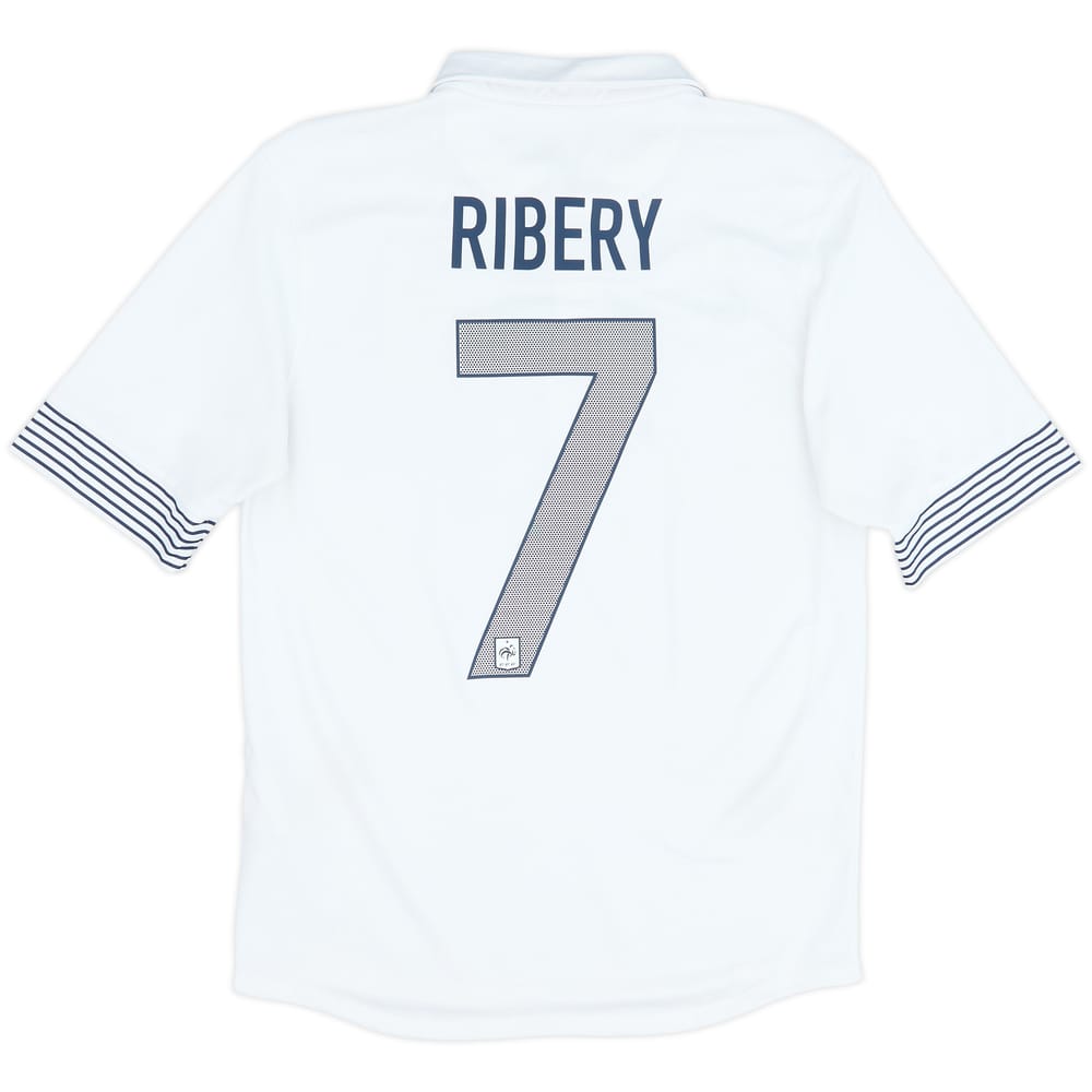 Camiseta de visitante de France 2012-13 Ribery #7 - 6/10 - (S)