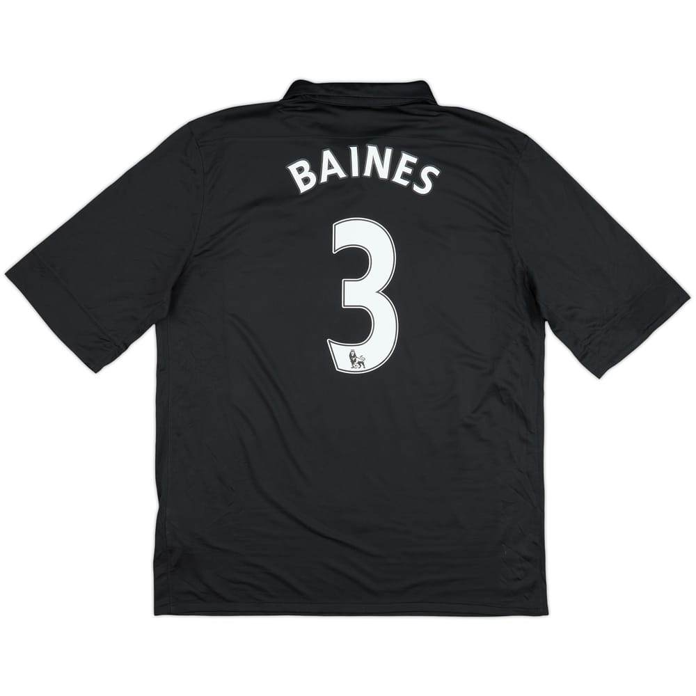 2012-13 Everton Away Shirt Baines #3 - 9/10 - (XL)