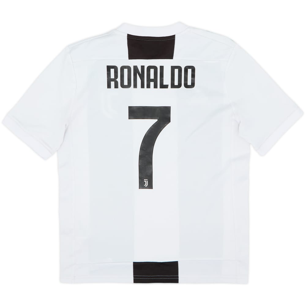 2018-19 Juventus Home Shirt Ronaldo #7 - 8/10 - (L.Boys)