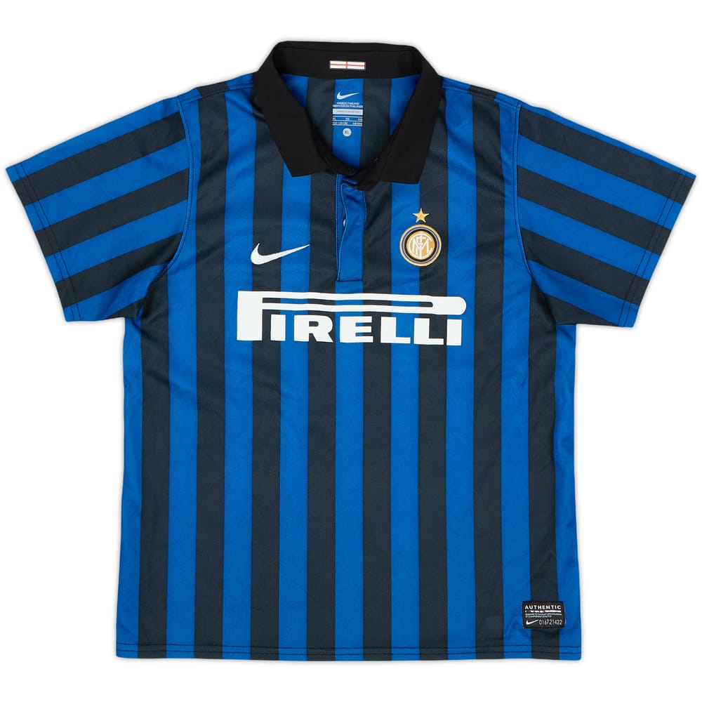 2011-12 Inter Milan Home Shirt - 8/10 - (7-8 Years)