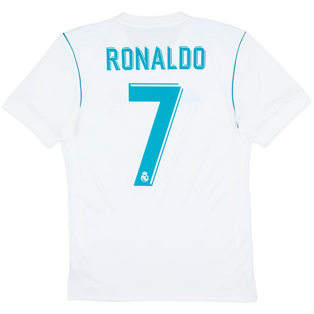 2017-18 Real Madrid Home Shirt Ronaldo #7 - 8/10 - (S)