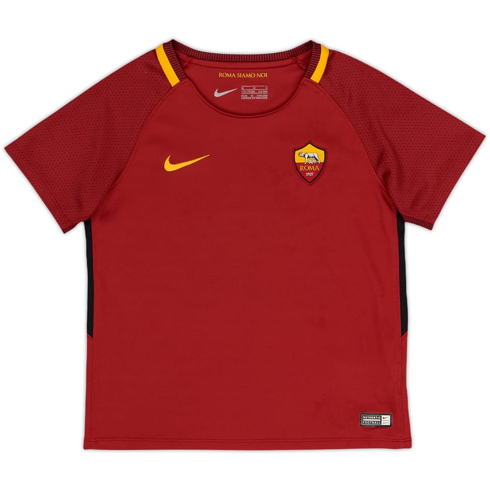 Camiseta de local del Roma 2017-18 - 9/10 - (5-6 Años)