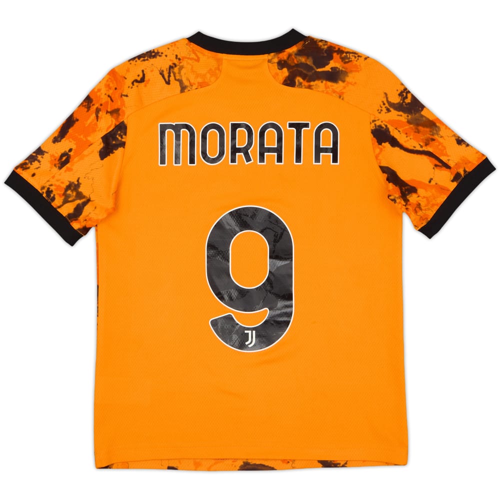 2020-21 Juventus Third Shirt Morata #9 - 10/10 - (M.Boys)
