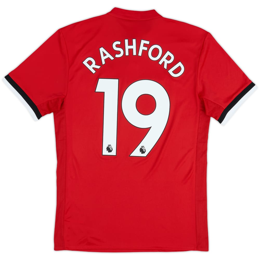 2017-18 Manchester United Home Shirt Rashford #19 (S)