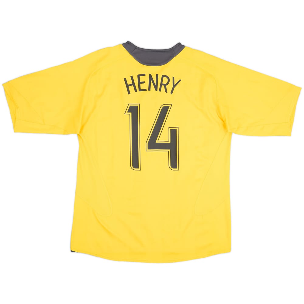 2006-07 Arsenal Away Shirt Henry #14 - 8/10 - (XL)