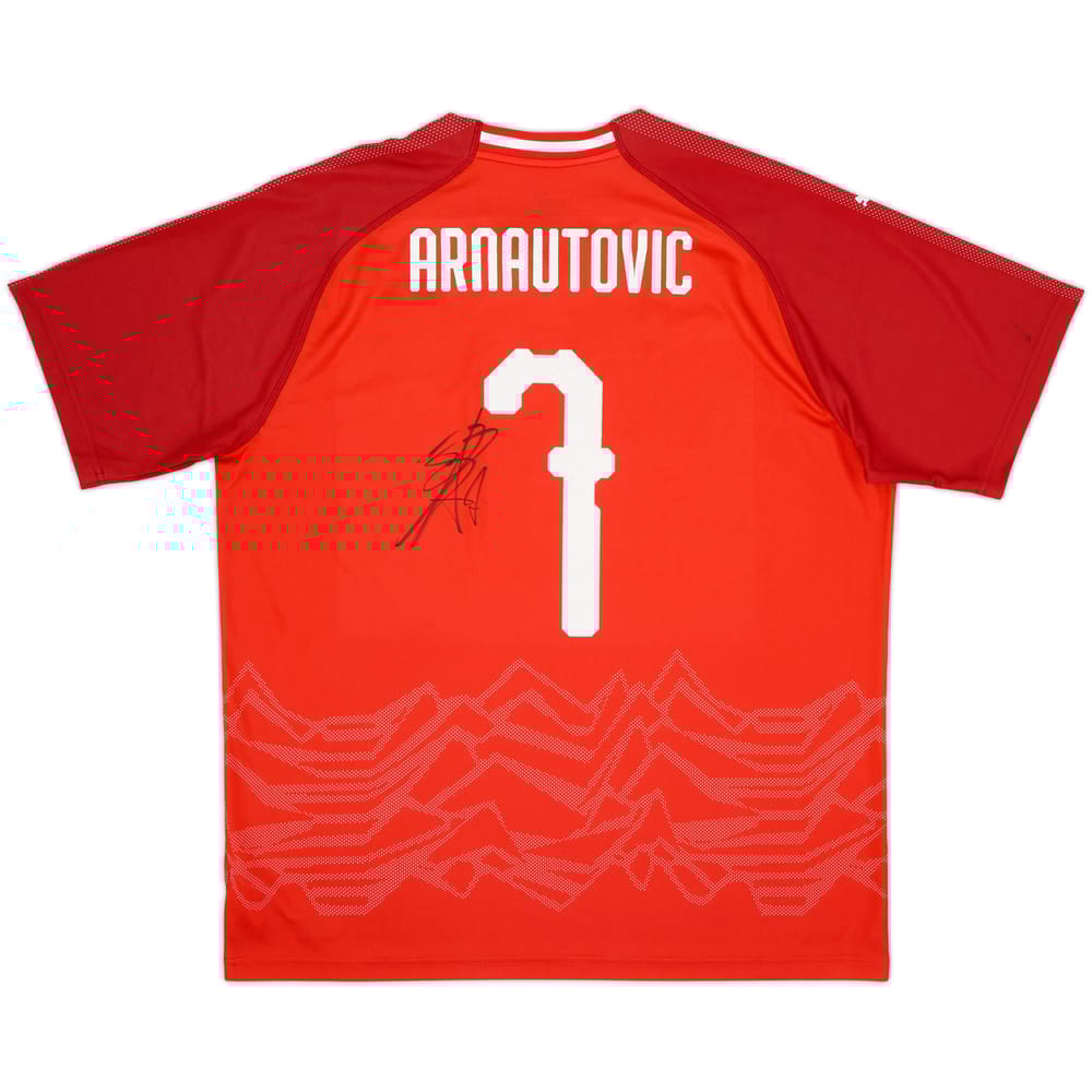 2018-19 Austria Signed Home Shirt Arnautovic #7 - 6/10 - (XL)