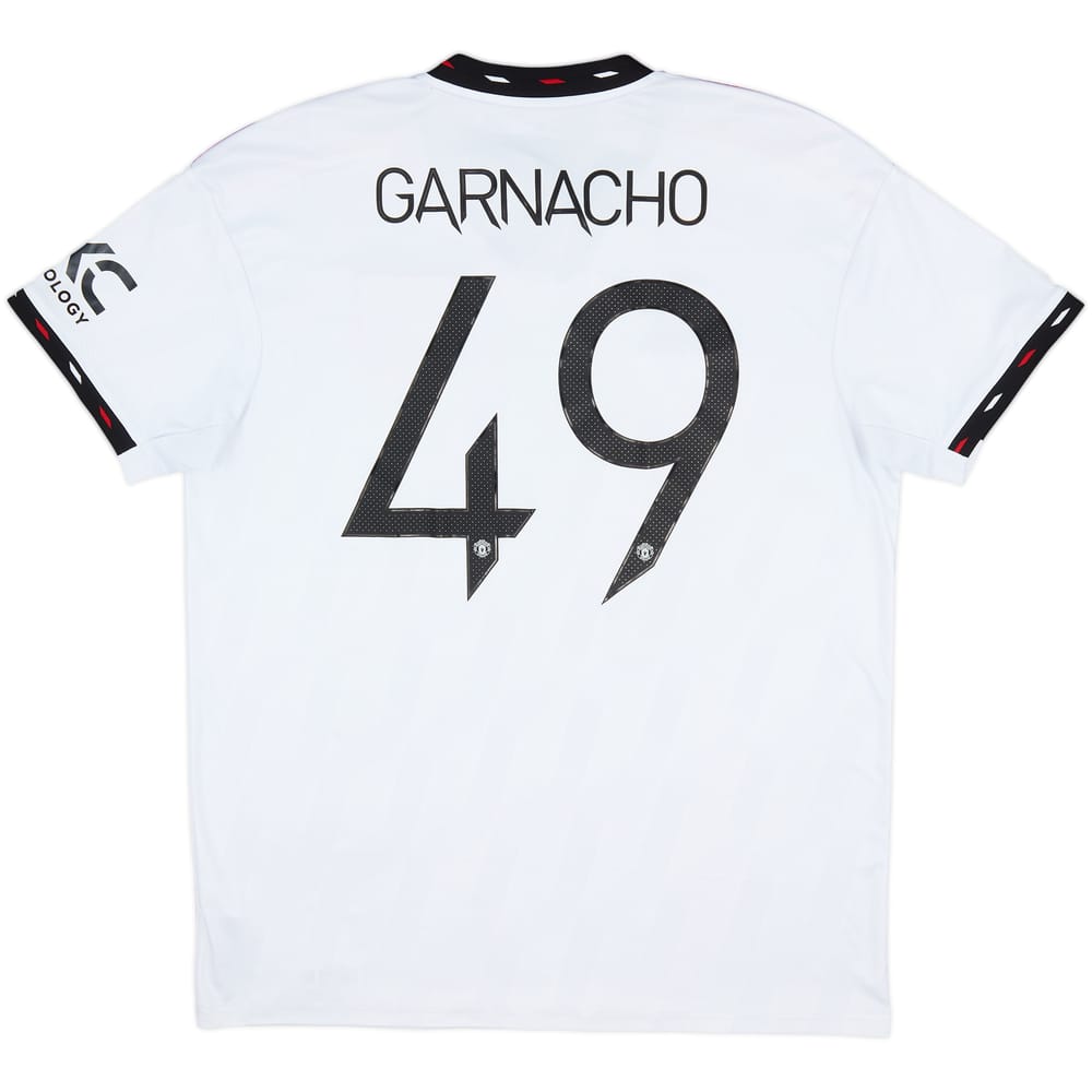 2022-23 Manchester United Away Shirt Garnacho #49 - 5/10 - (XL)