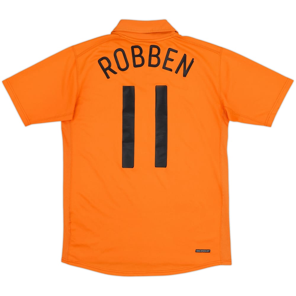 2006-08 Netherlands Home Shirt Robben #11 - 5/10 - (S)
