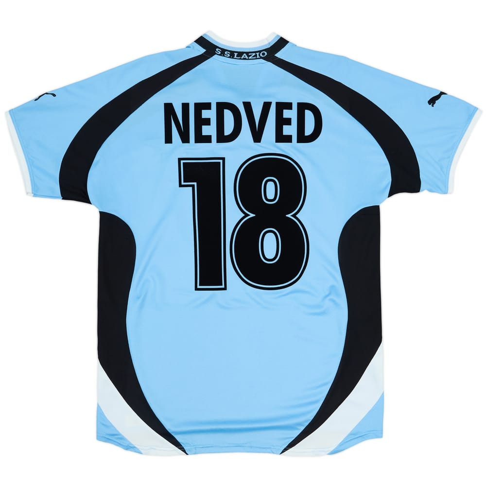 2000-01 Lazio Home Shirt Nedved #18 - 8/10 - (L)