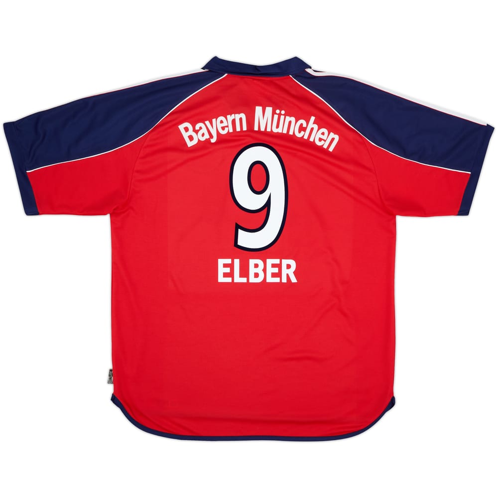 1999-01 Bayern Múnich Camiseta de local Elber #9 - 9/10 - (L)