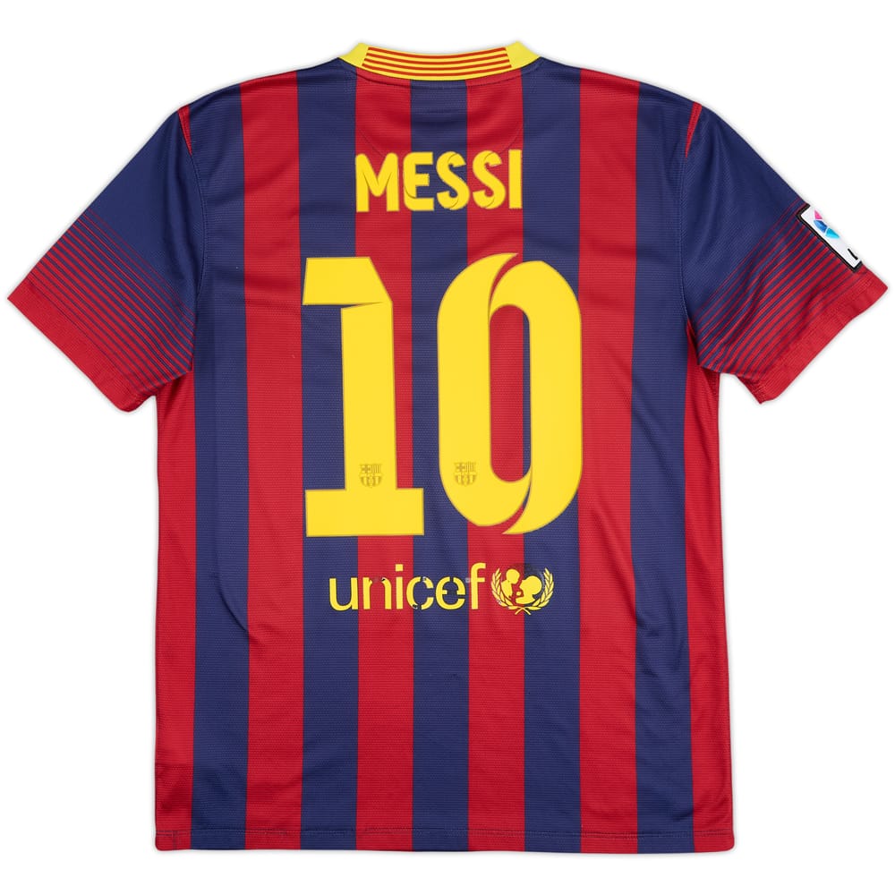 2013-14 Barcelona Camiseta Local Messi #10 - 6/10 - (M)