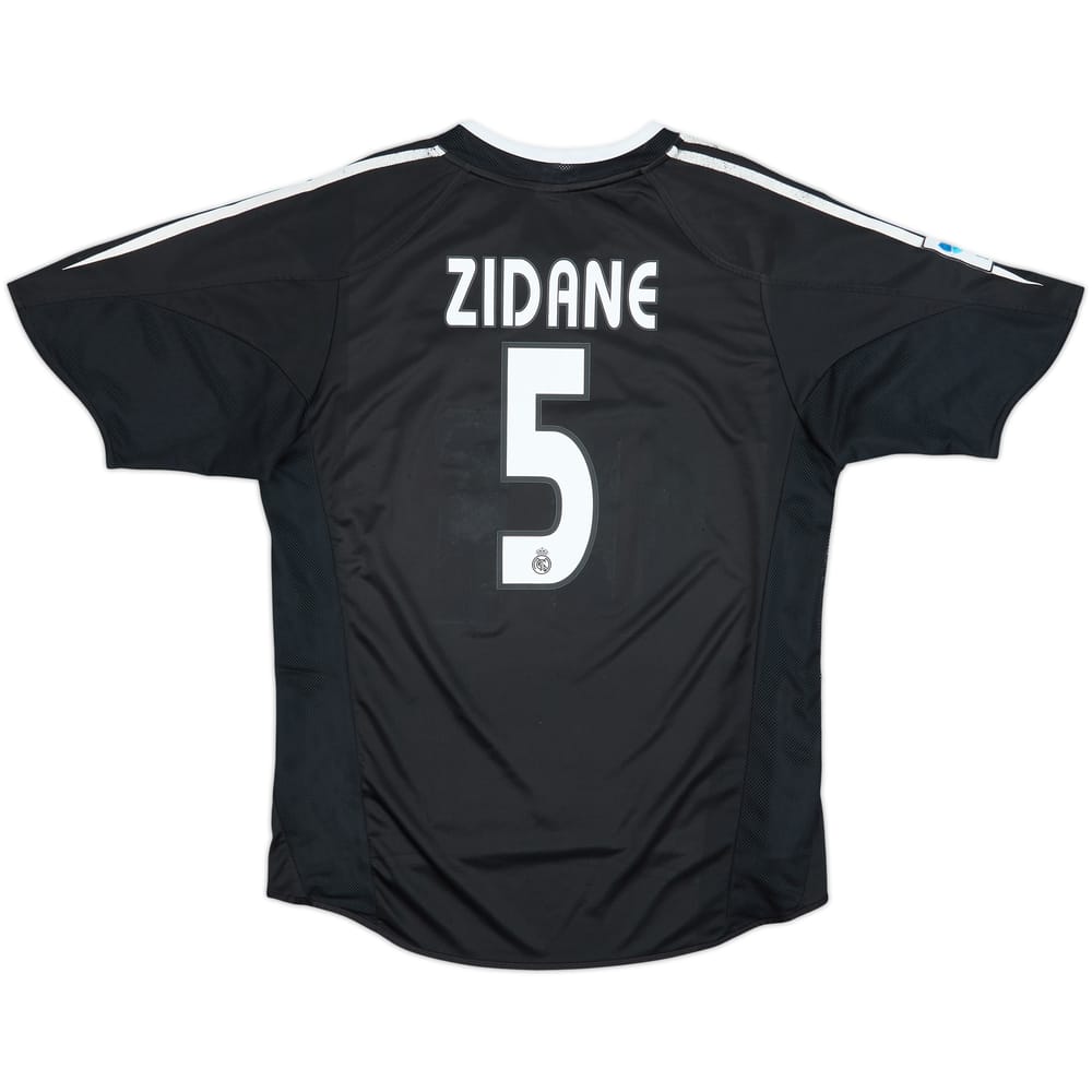 2004-05 Real Madrid Away Shirt Zidane #5 - 7/10 - (M)