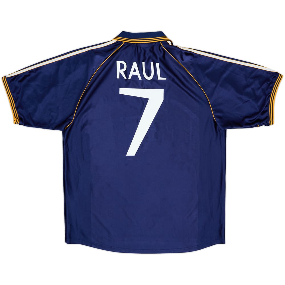 1998-99 Real Madrid Third Shirt Raul #7 - 9/10 - (XL)