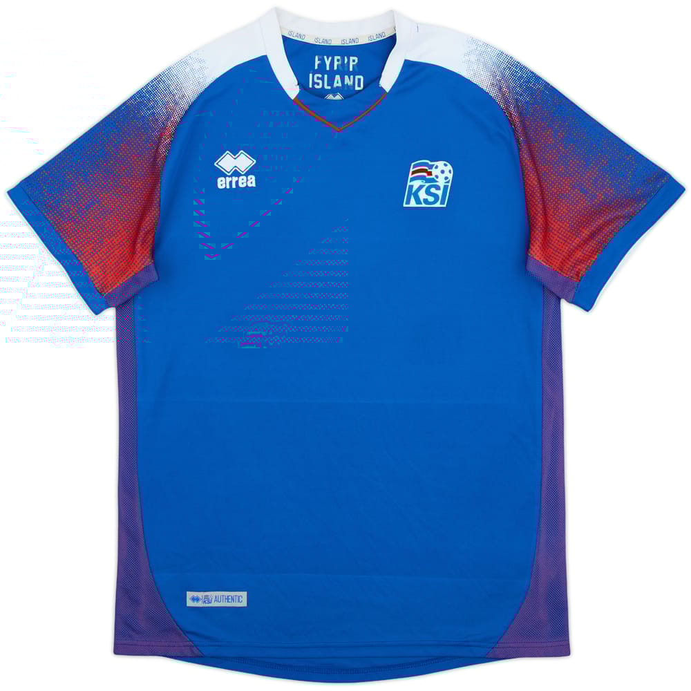 2018-19 Islandia Camiseta Local - 8/10 - (L)