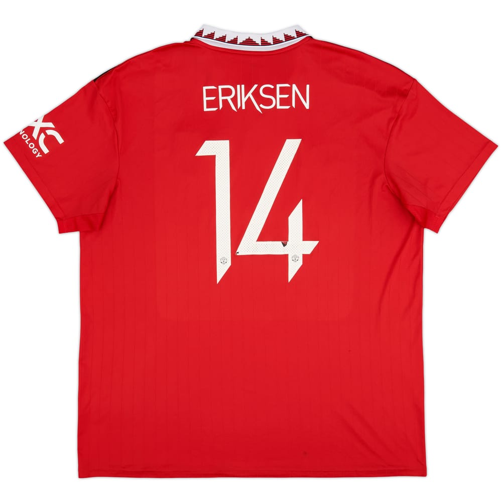 2022-23 Manchester United Home Shirt Eriksen #14 - 5/10 - (XXL)