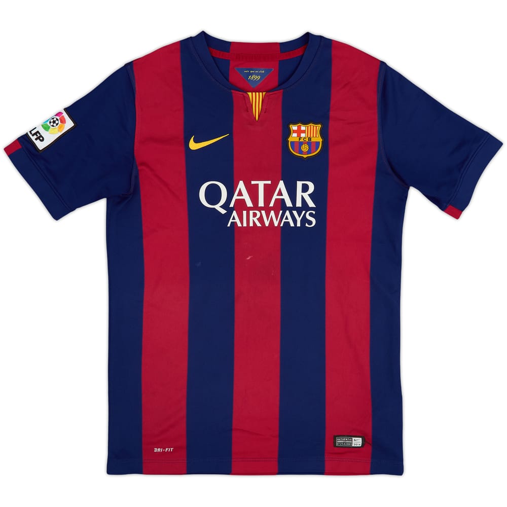 2014-15 Barcelona Home Shirt - 7/10 - (XL.Boys)