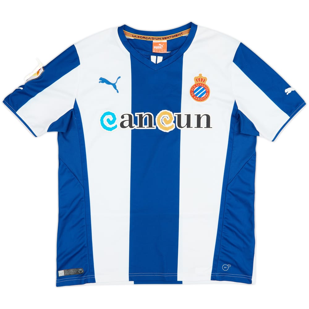 2013-14 Espanyol Home Shirt - 8/10 - (XL.Boys)