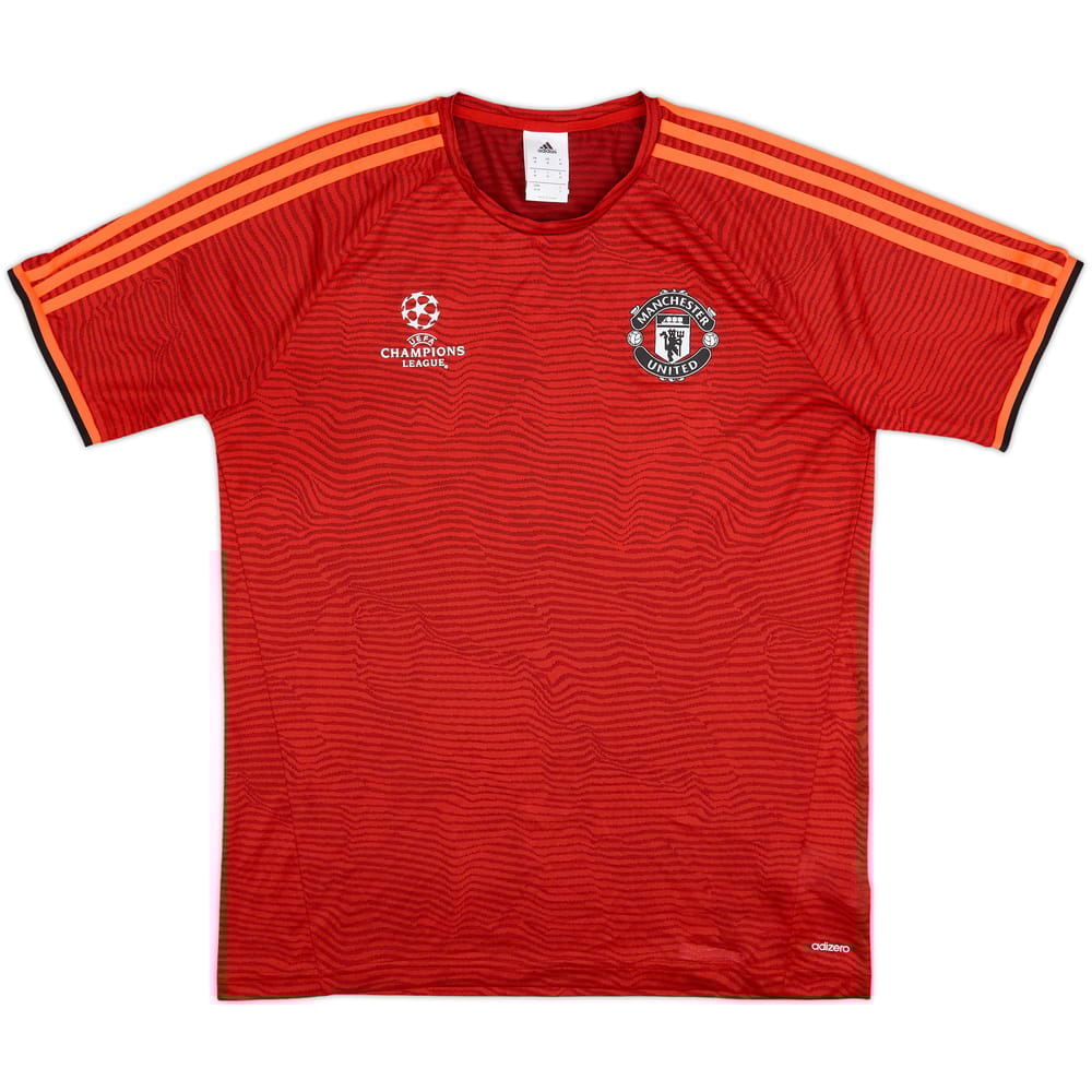 2015-16 Manchester United adidas CL Training Shirt - 9/10 - (M)