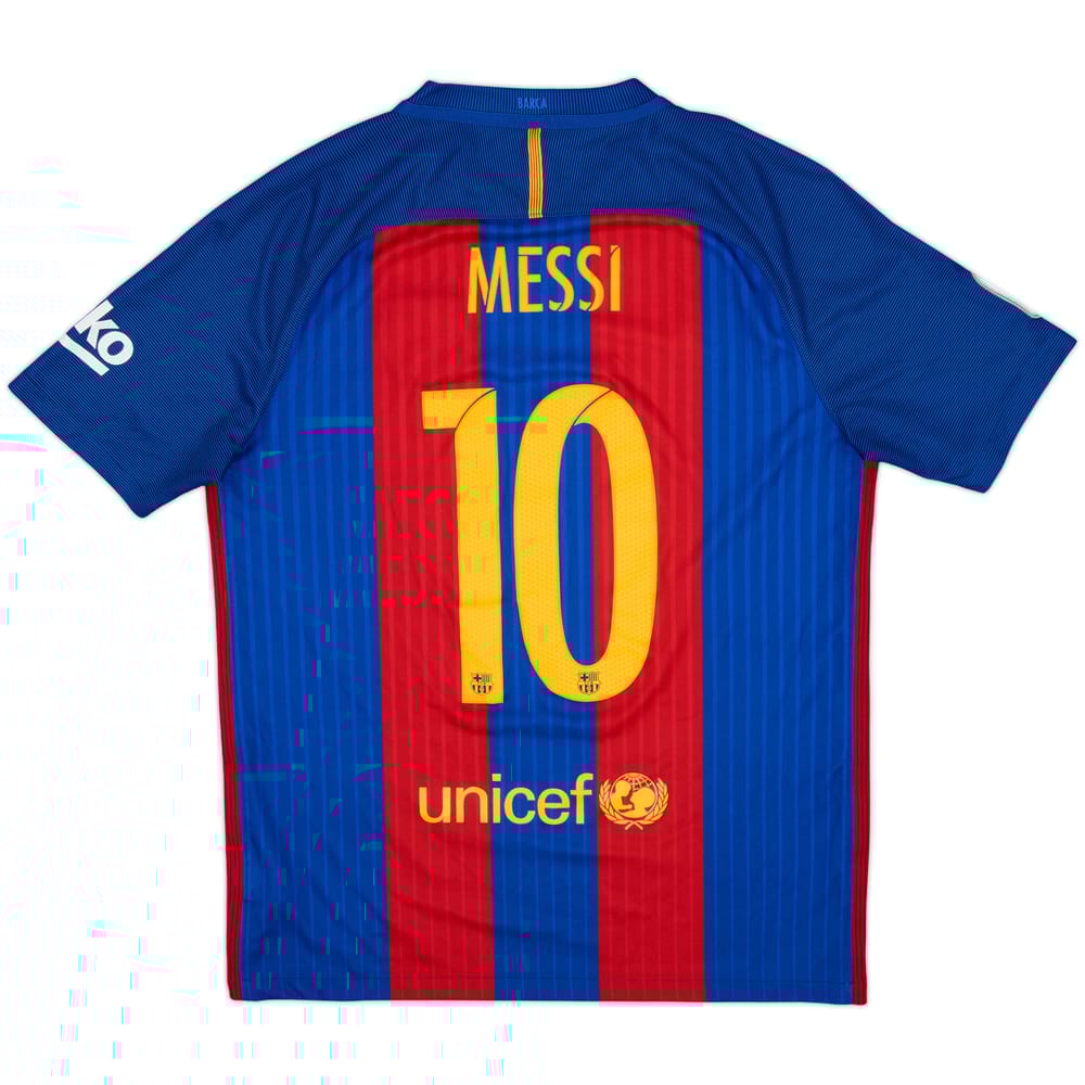 2016-17 Barcelona Home Shirt Messi #10 - 8/10 - (M)