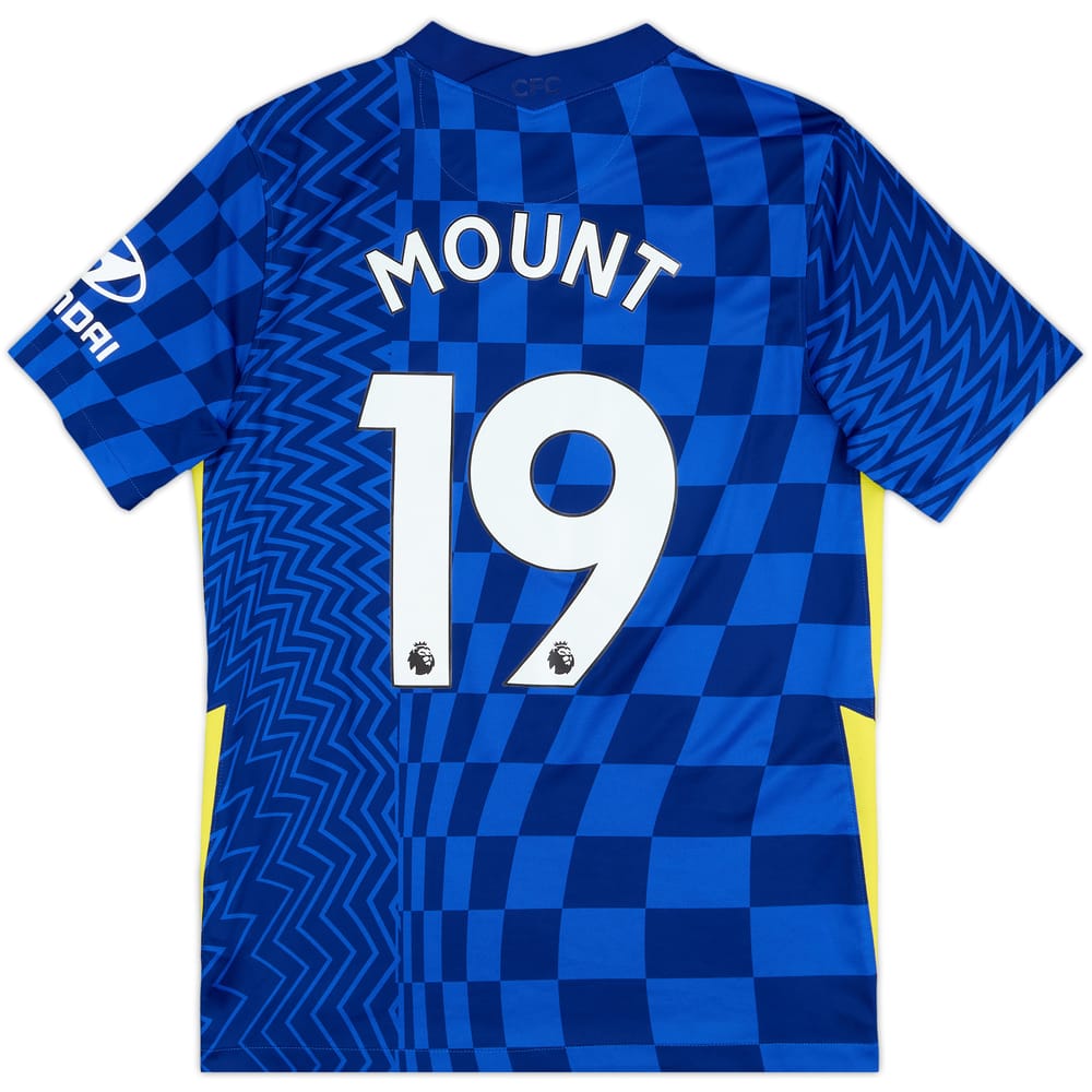 2021-22 Chelsea Home Shirt Mount #19 - 8/10 - (M)