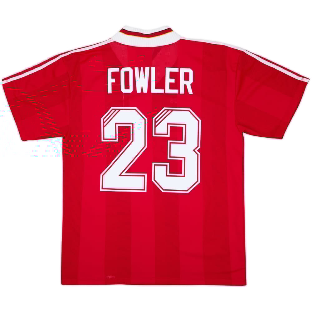 1995-96 Liverpool Home Shirt Fowler #23 - 8/10 - (L)