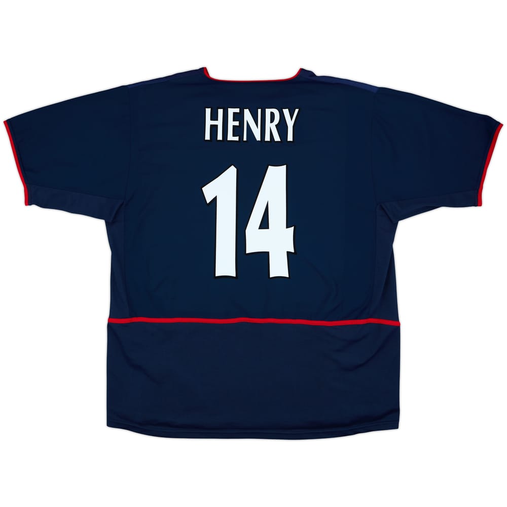 2002-04 Arsenal Away Shirt Henry #14 - 8/10 - (XXL)