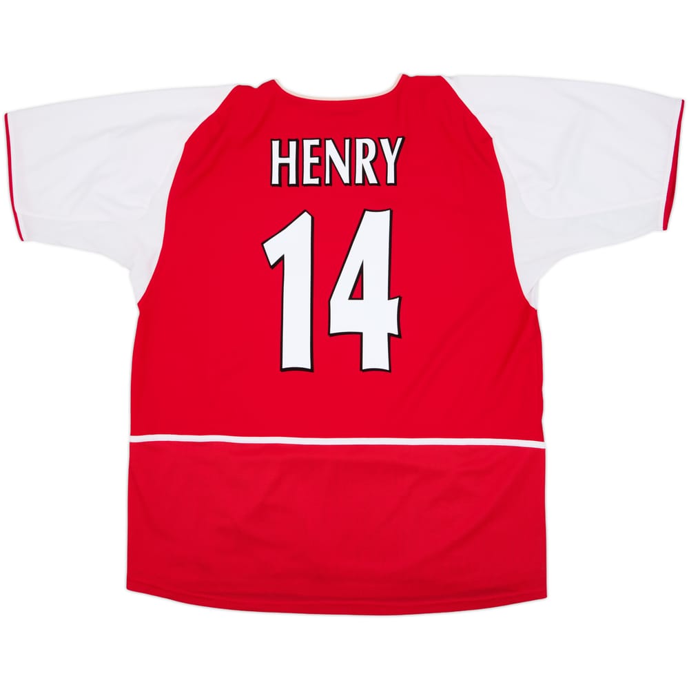 2002-04 Arsenal Home Shirt Henry #14 - 8/10 - (XXL)