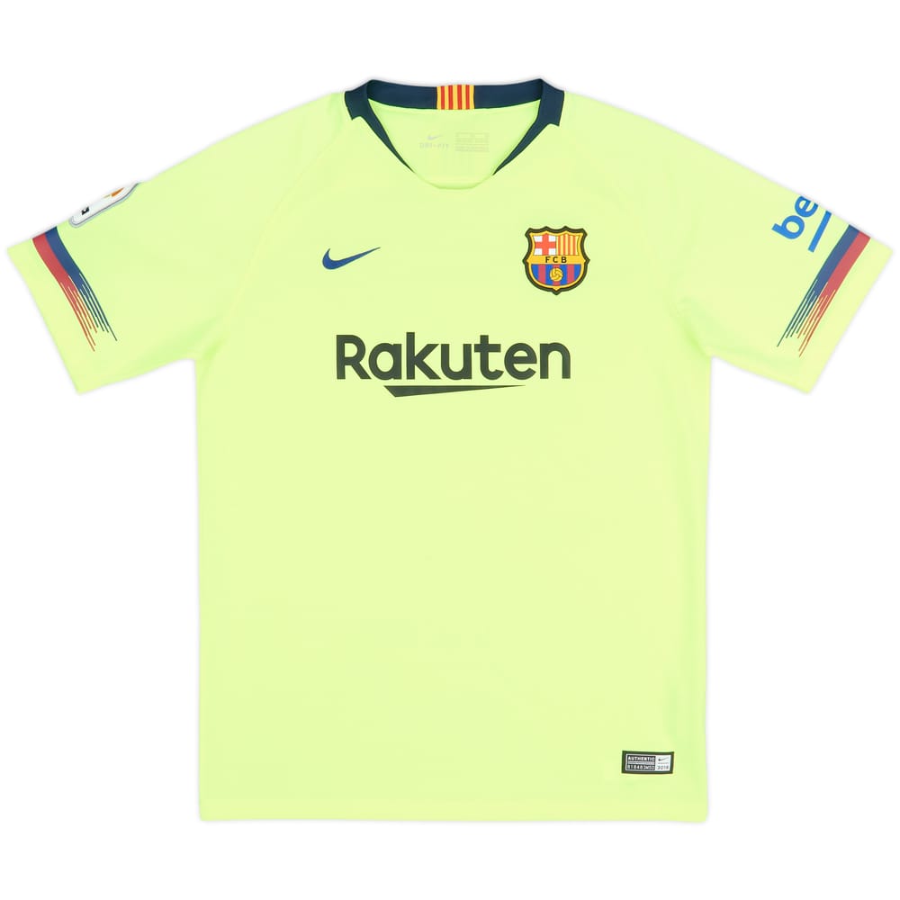 2018-19 Barcelona Away Shirt - 9/10 - (XL.Boys)