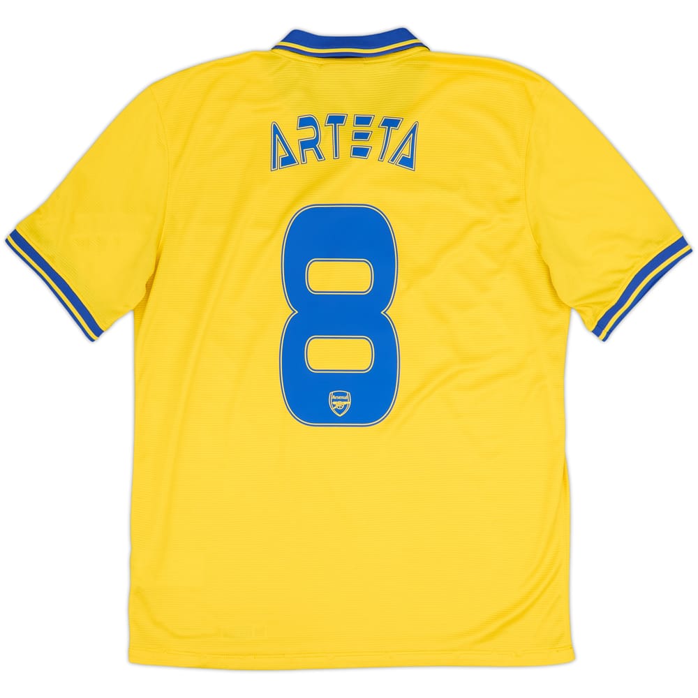 Camiseta de visitante del Arsenal 2013-14 Arteta #8 - 6/10 - (L)