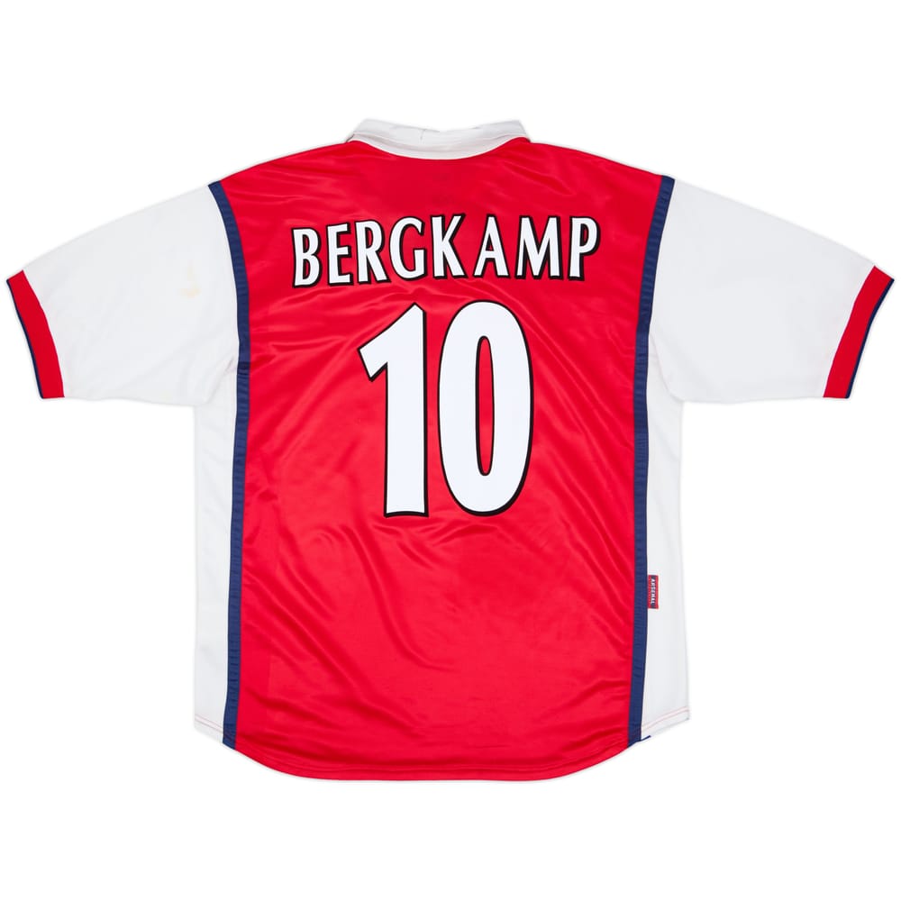 1998-99 Arsenal Home Shirt Bergkamp #10 - 7/10 - (L)