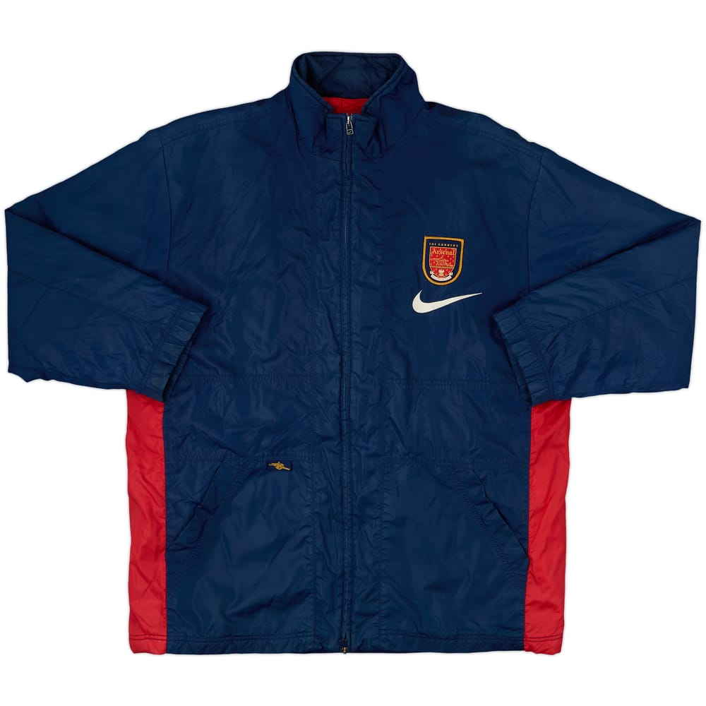 1996-97 Arsenal Nike Padded Bench Coat - 7/10 - (XL)