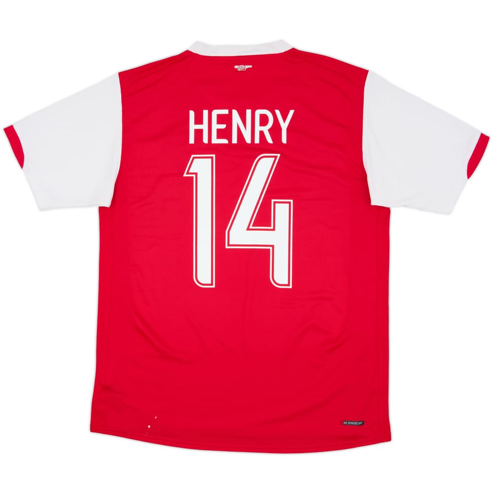 2006-08 Arsenal Home Shirt Henry #14 - 6/10 - (L)