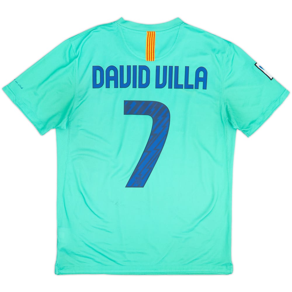 2010-11 Barcelona Away Shirt David Villa #7 - 8/10 - (M)