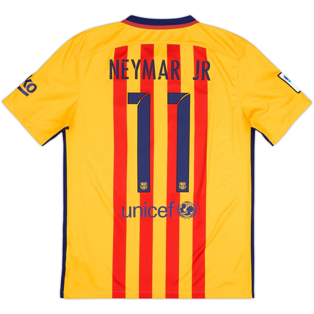 2015-16 Barcelona Away Shirt Neymar #11 - 8/10 - (M)