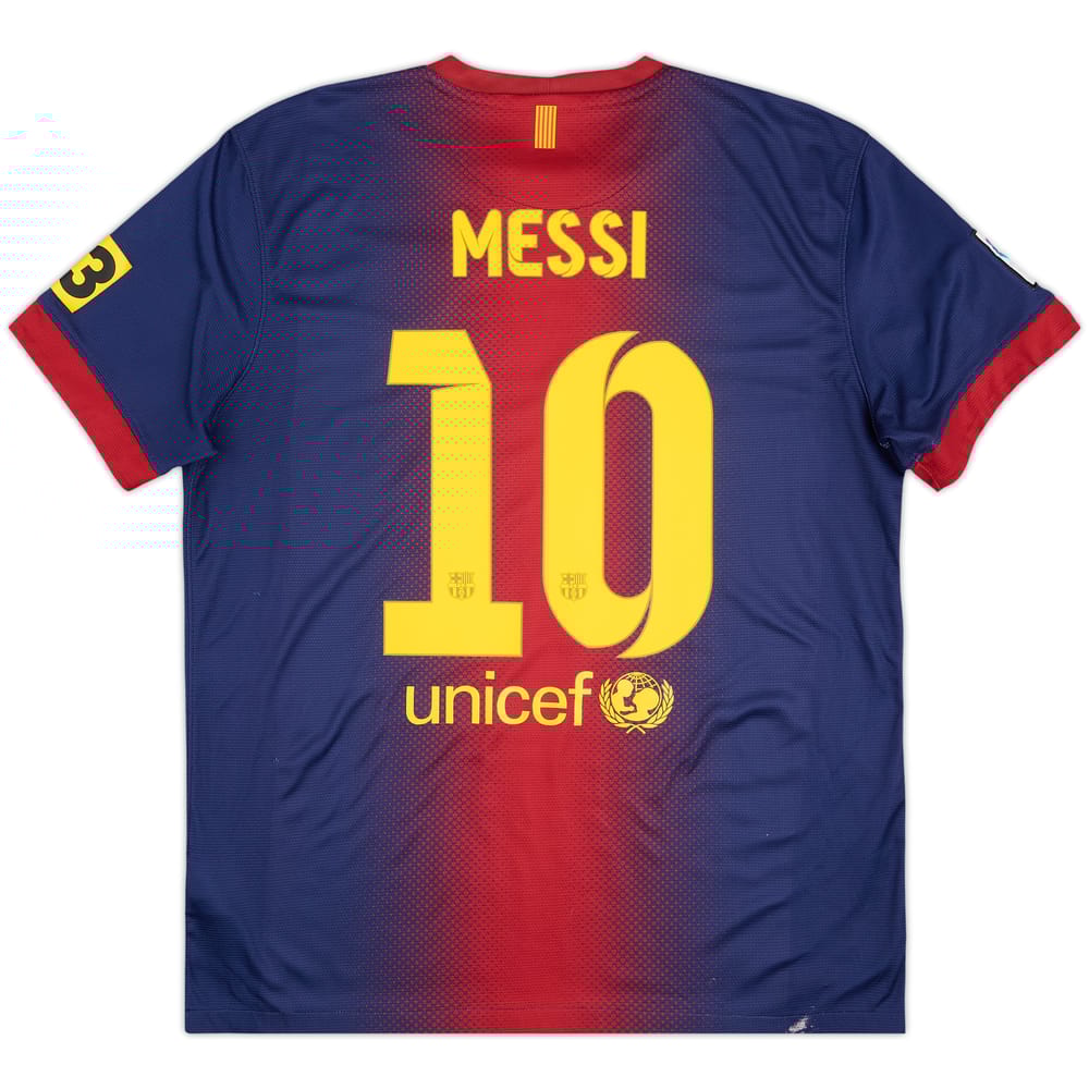 2012-13 Barcelona Local Camiseta Messi #10 - 6/10 - (L)
