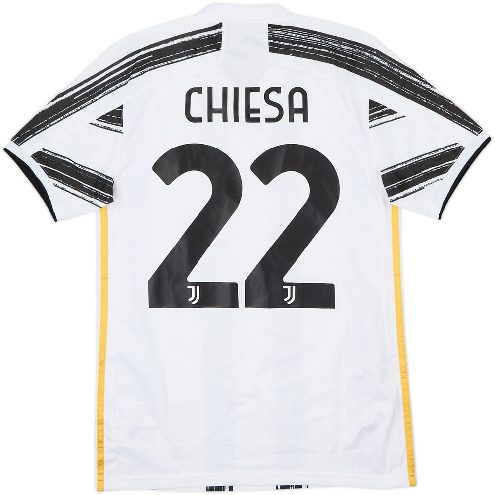 2020-21 Juventus Home Shirt Chiesa #22 - 10/10 - (S)
