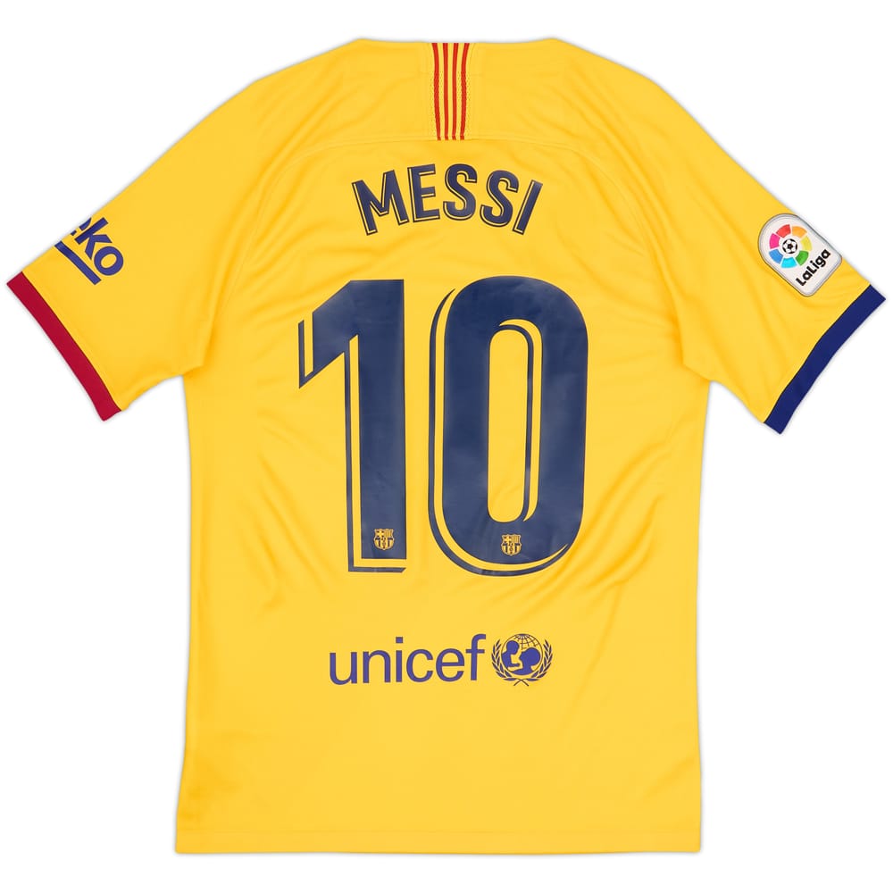 2019-20 Barcelona Camiseta Visitante Messi #10 - 9/10 - (S)