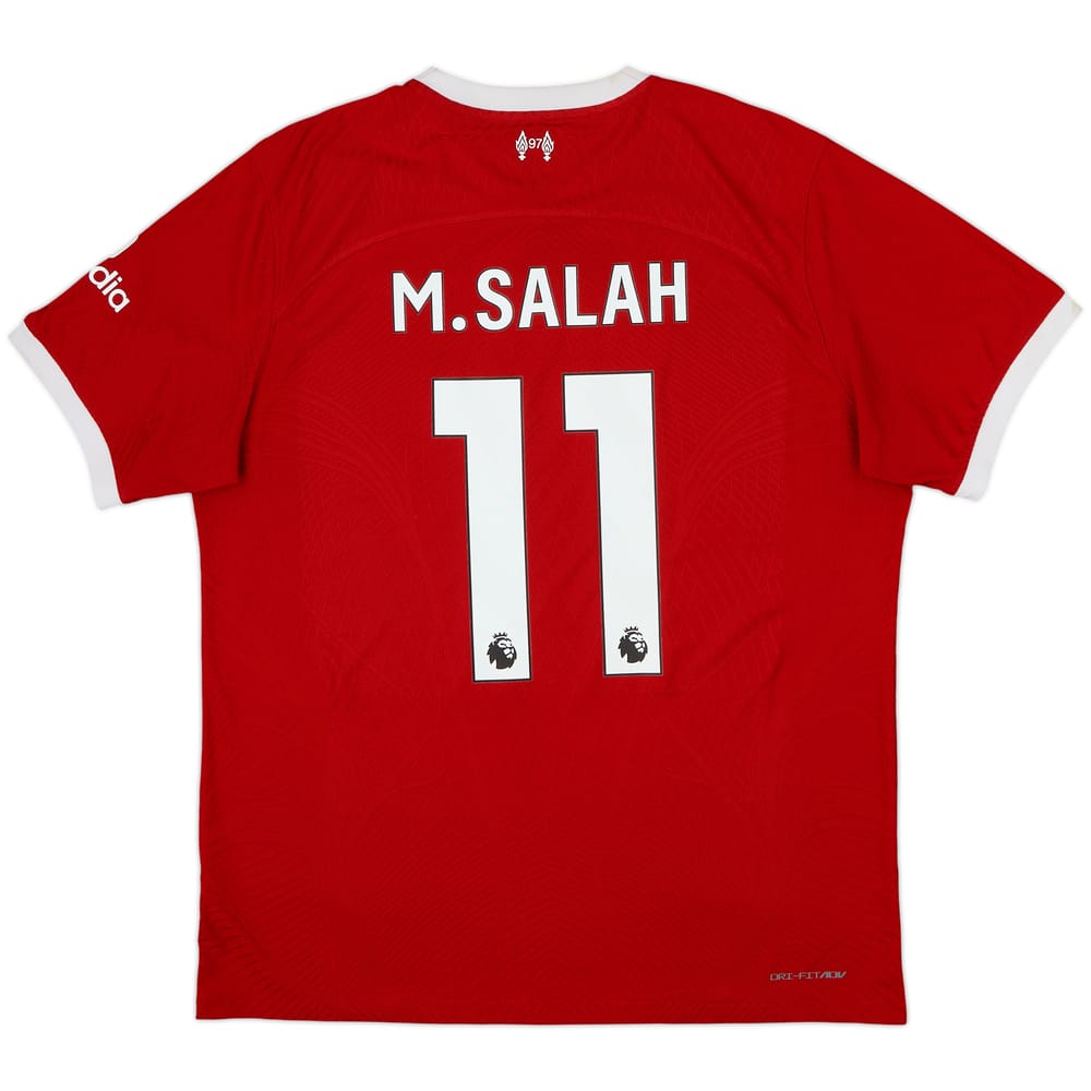 Camiseta auténtica de local de Liverpool 2023-24 M.Salah #11 - 8/10 - (XL)