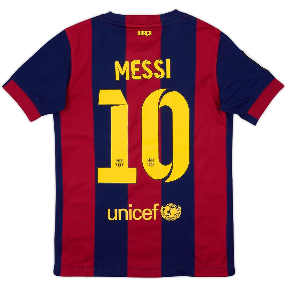 Camiseta de local del Barcelona 2014-15 Messi #10 - 10/10 - (S.Niños)