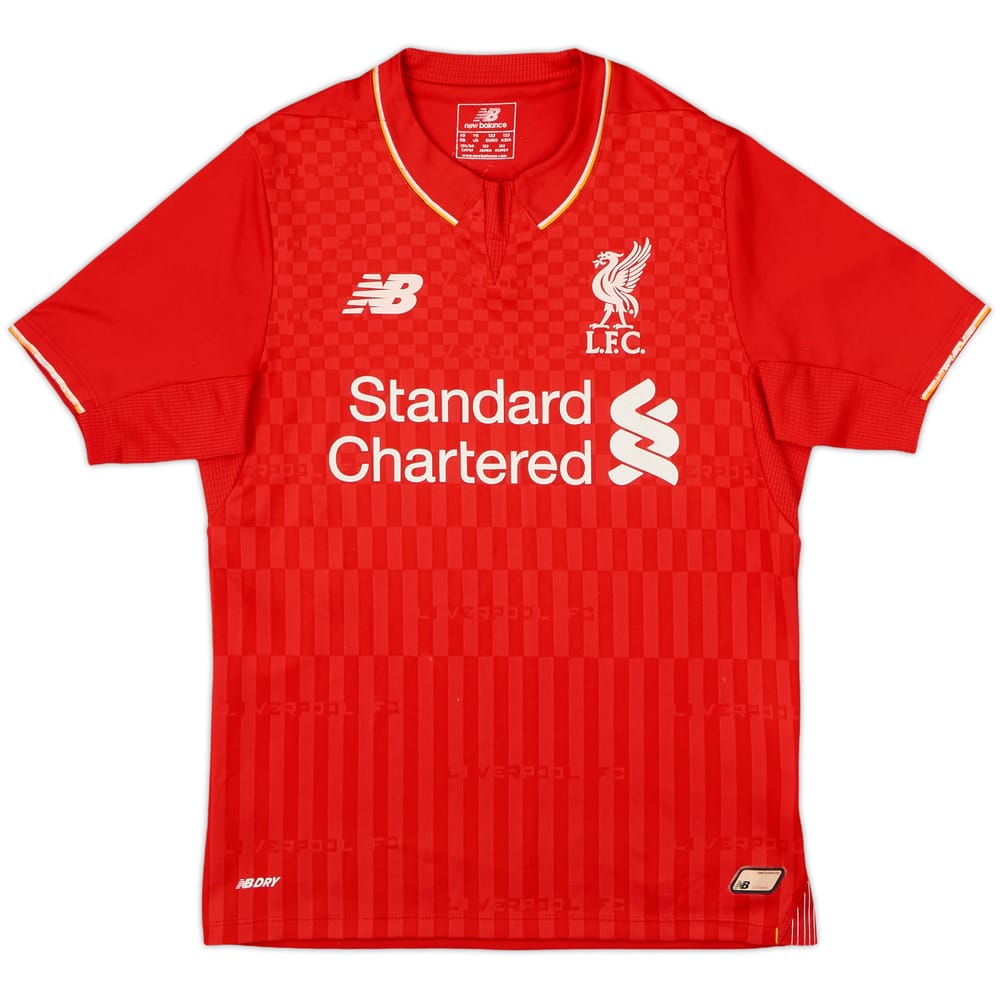 2015-16 Liverpool Home Shirt - 7/10 - (S.Boys)