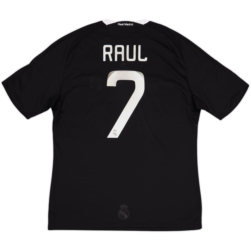 2008-09 Real Madrid CL Third Shirt Raul #7 - 6/10 - (L)
