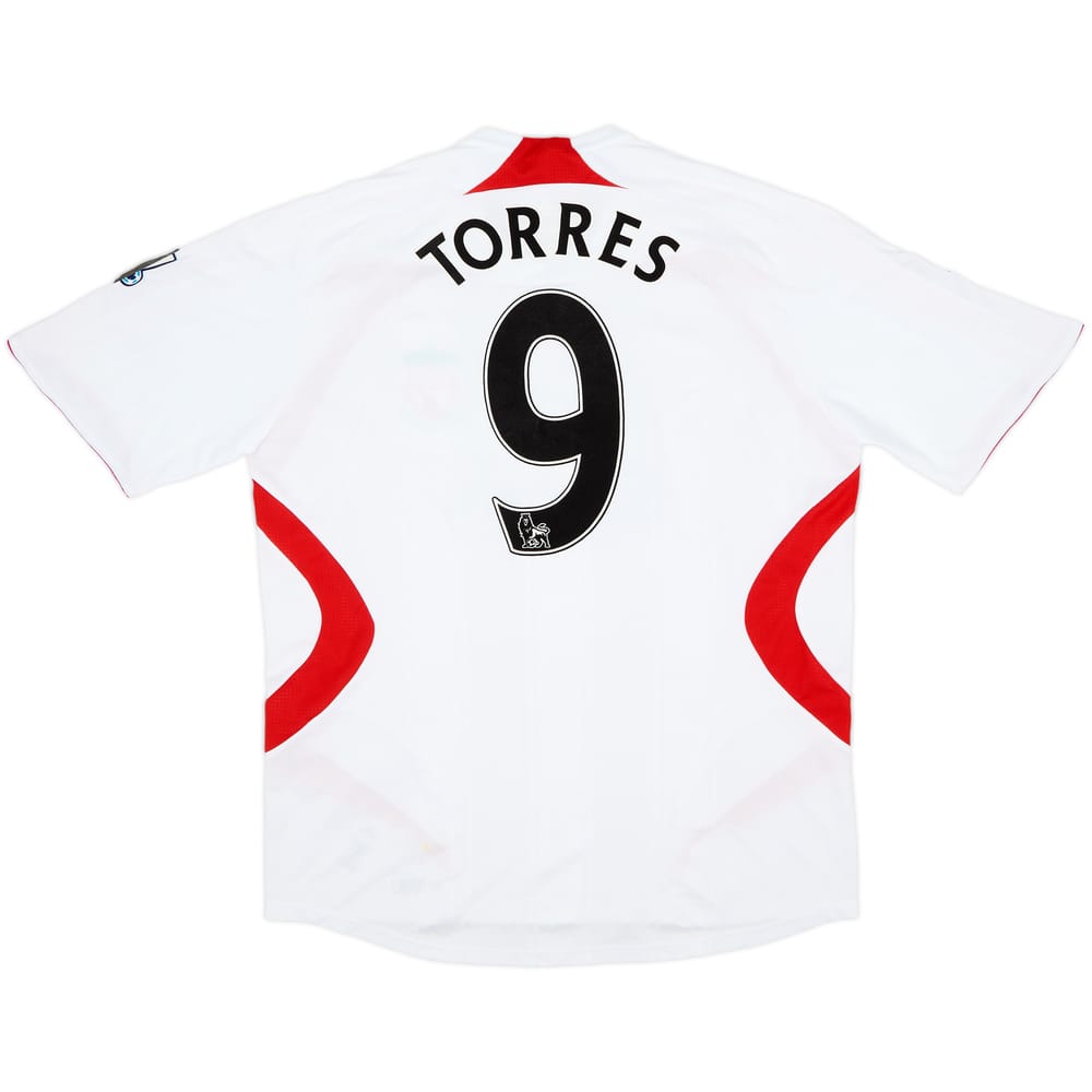2007-08 Liverpool Camiseta Visitante Torres #9 - 5/10 - (L)