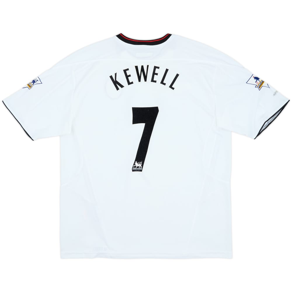 Camiseta de visitante del Liverpool 2003-04 Kewell #7 - 8/10 - (L)