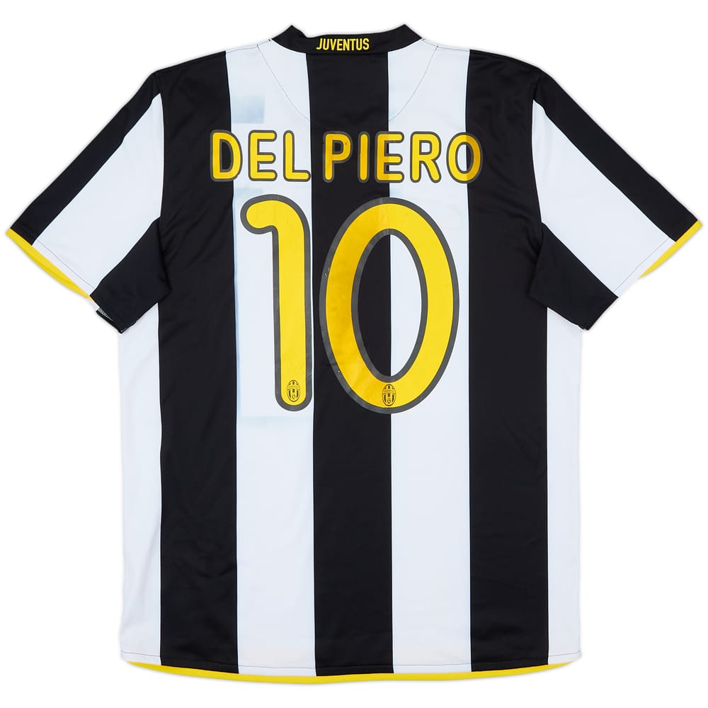 2008-09 Juventus Home Shirt Del Piero #10 - 6/10 - (M)