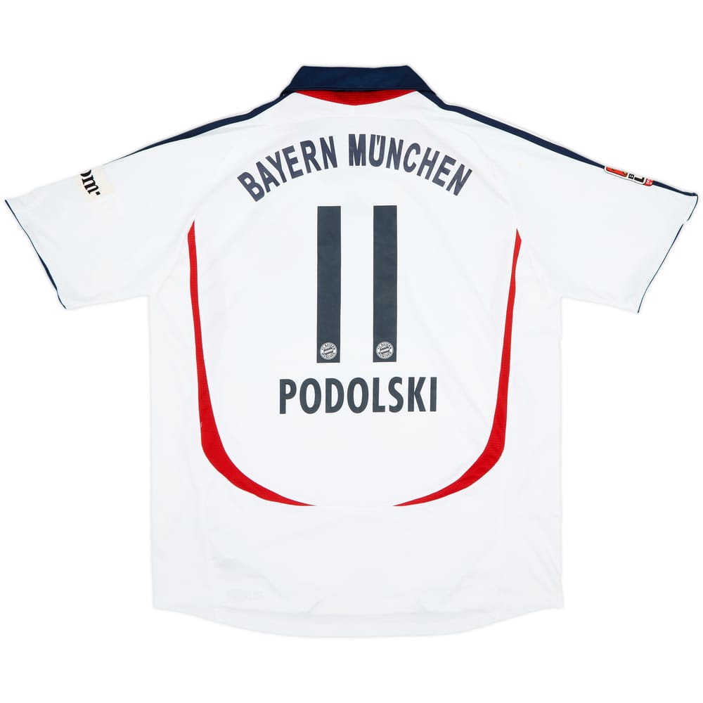 Camiseta de visitante del Bayern Munich 2006-07 Podolski #11 - 7/10 - (L)