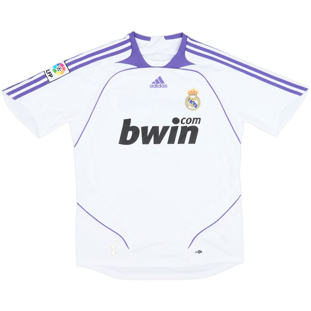 2007-08 Real Madrid 'Campeones' Home Shirt - 9/10 - (L)