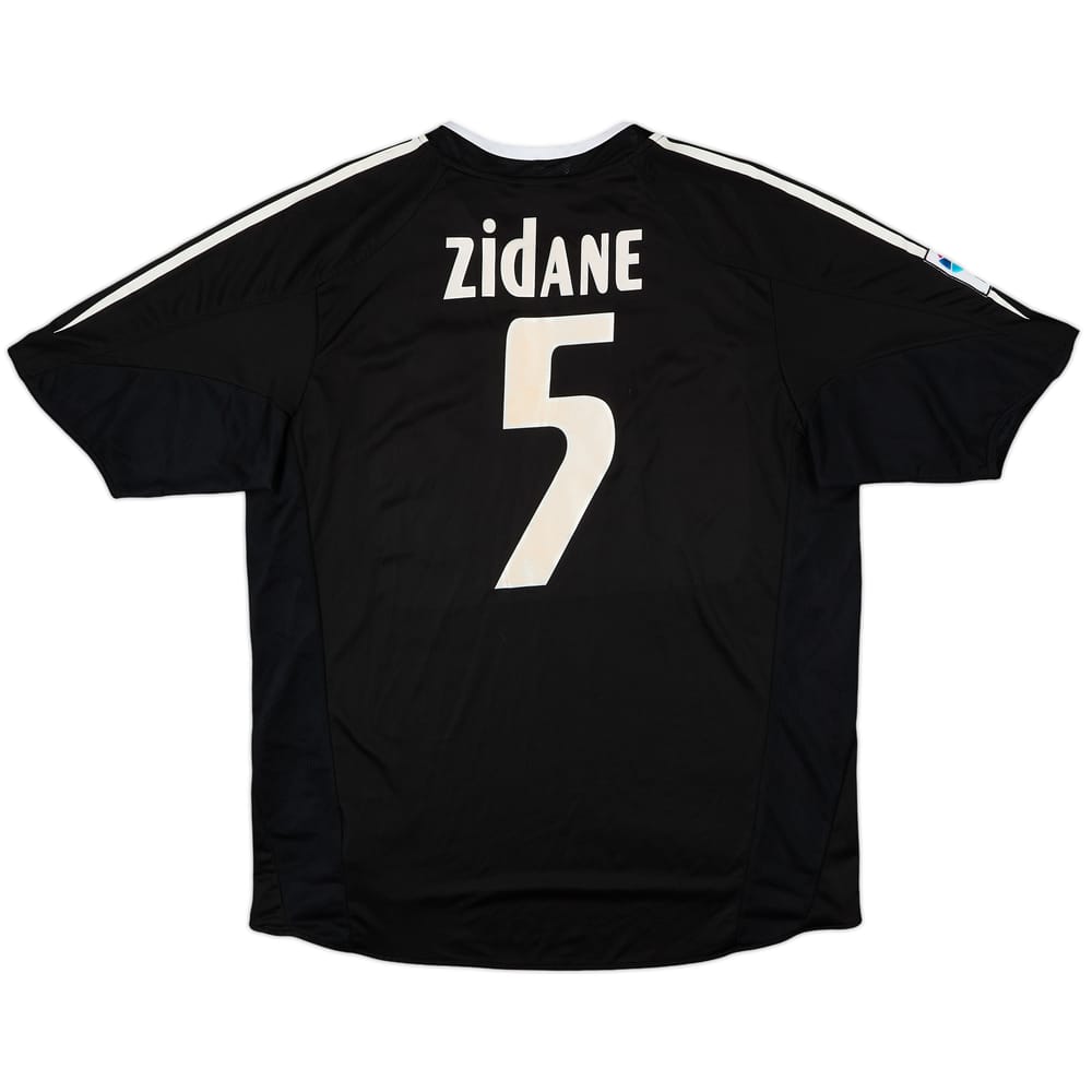2004-05 Real Madrid Camiseta Visitante Zidane #5 - 7/10 - (L)