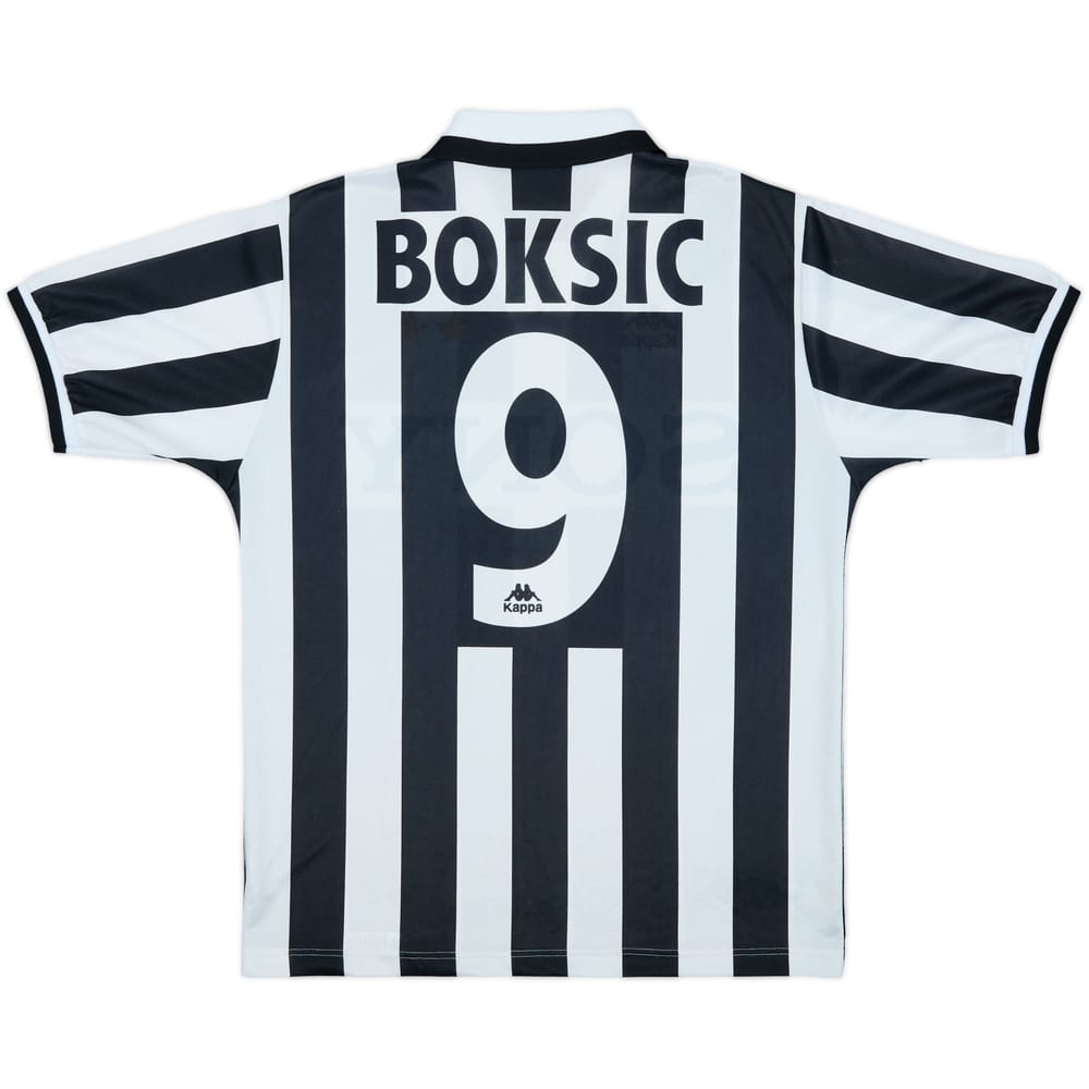 1995-97 Juventus Home Shirt Boksic #9 - 8/10 - (M)